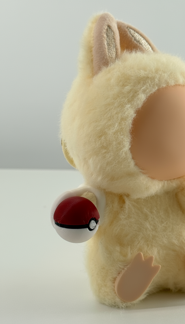 Pokeball Accessory for Small Figure - Fits V1-3 - La Bobu