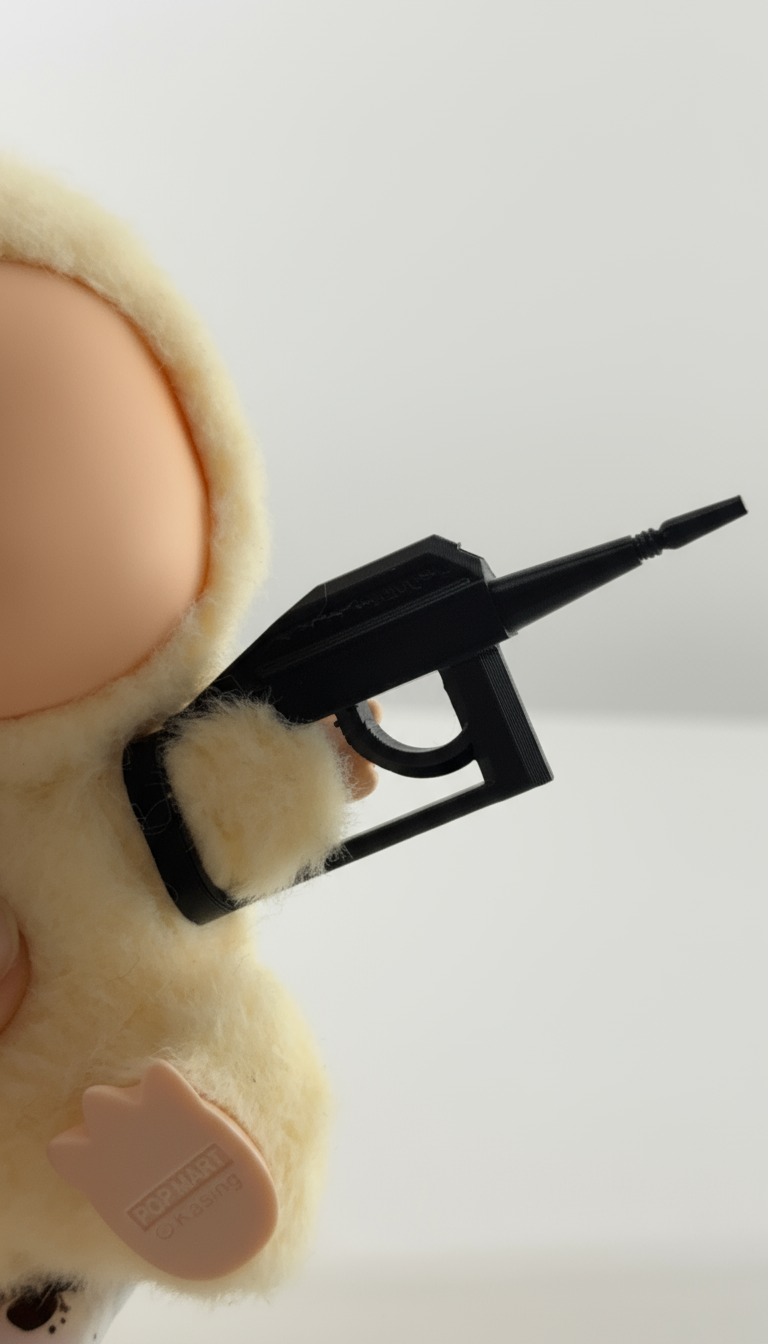 Gun Accessory for Small Figure – Fits V1-3 La Bobu