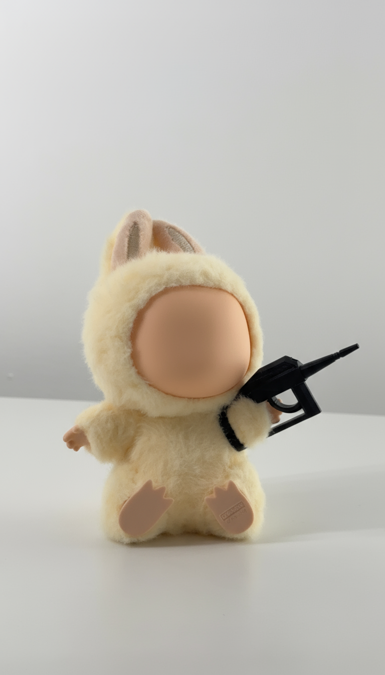 Gun Accessory for Small Figure – Fits V1-3 La Bobu