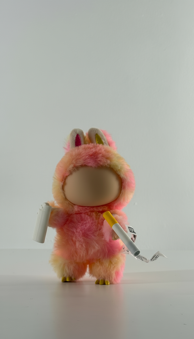 Mini Cigarette & Lighter Set for Collectible Figures – 3D Printed Toy Accessory - La Bobu