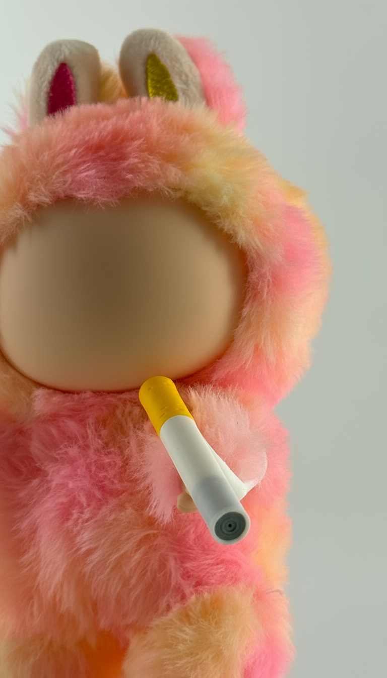 Mini Cigarette & Lighter Set for Collectible Figures – 3D Printed Toy Accessory - La Bobu