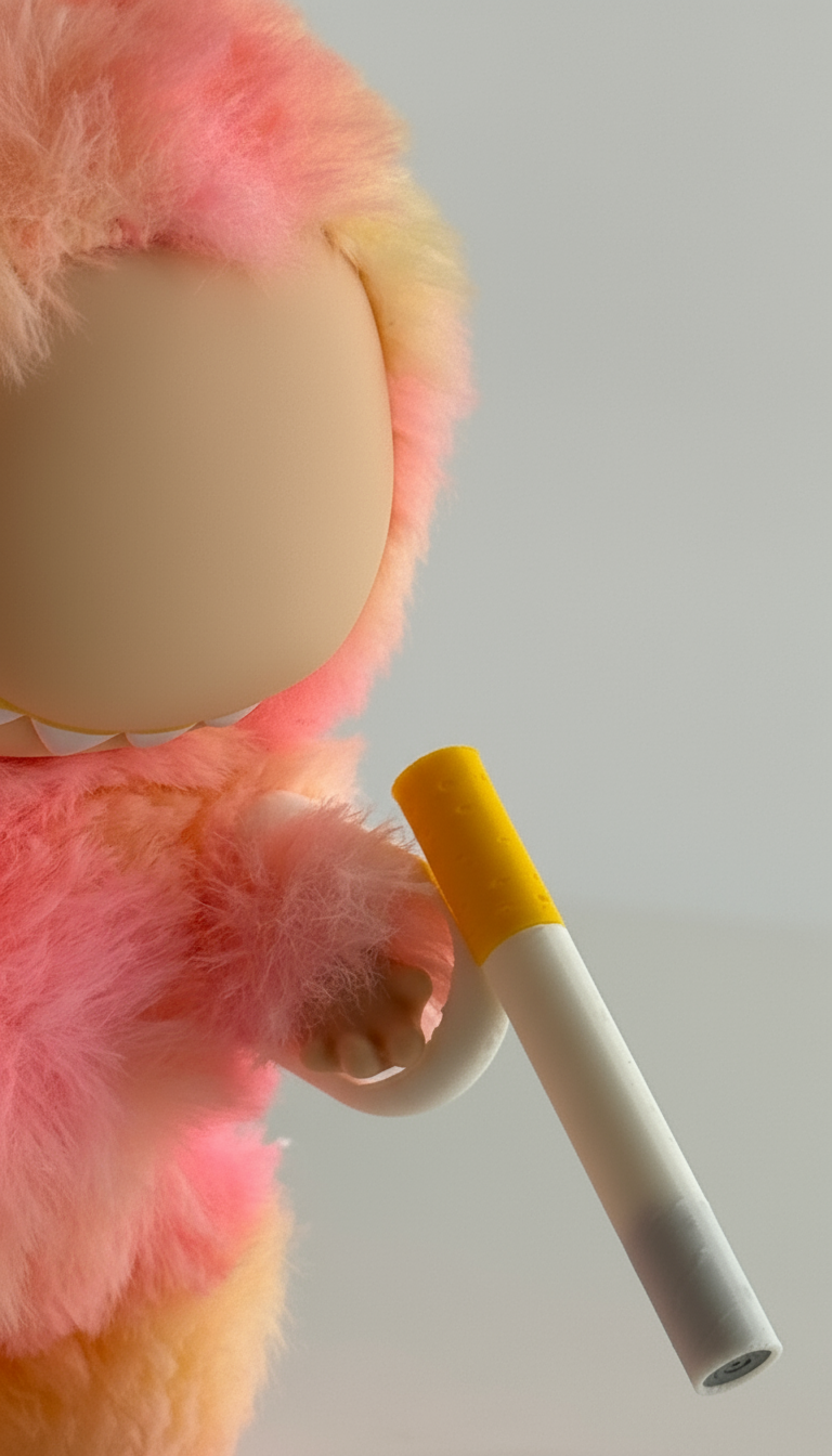 Mini Cigarette & Lighter Set for Collectible Figures – 3D Printed Toy Accessory - La Bobu