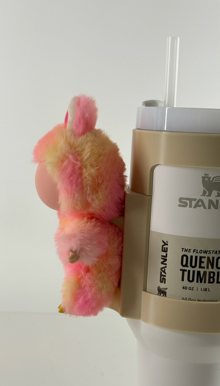 For the Stanley Quencher 40oz: Standing Figure Bottle Mount – Fun Display Attachment! (Copy)