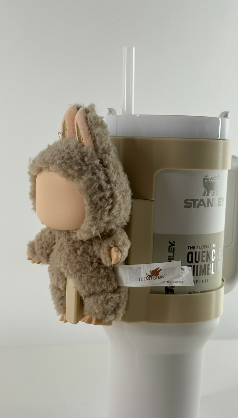 For the Stanley Quencher 40oz: Standing Figure Bottle Mount – Fun Display Attachment! (Copy)