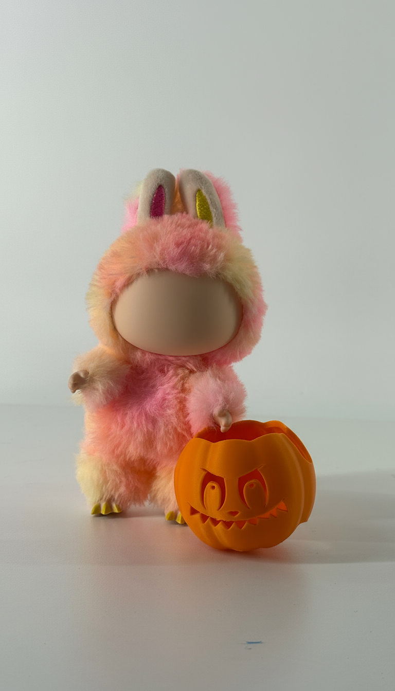 La Bobu Pumpkin Costume - 3D Printed Halloween Outfit for Small Figure
