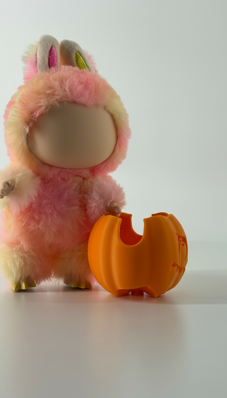La Bobu Pumpkin Costume - 3D Printed Halloween Outfit for Small Figure