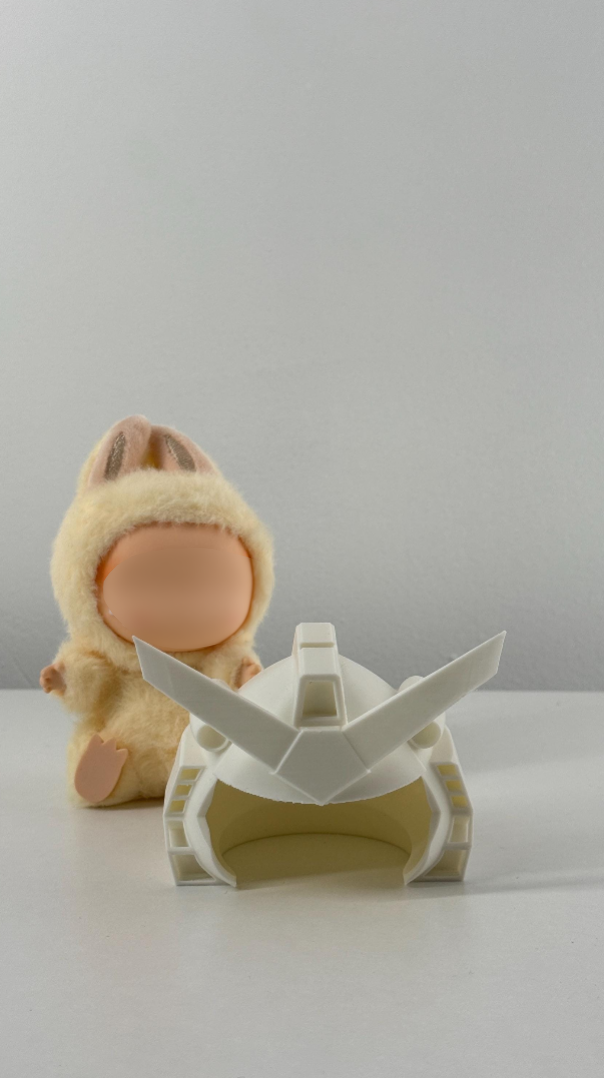 Gundam Helmet for Small Figure - Fits V1-3 - La Bobu