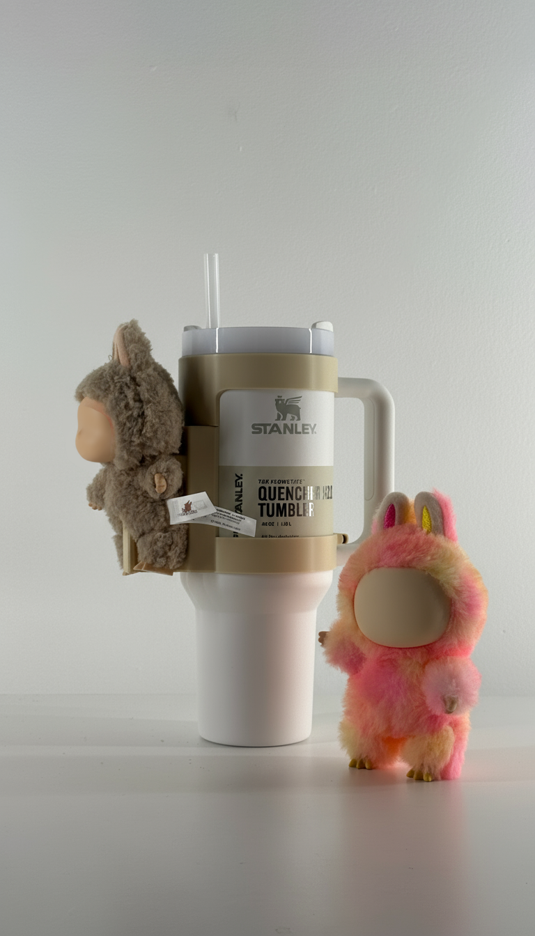 For the Stanley Quencher 40oz: Standing Figure Bottle Mount – Fun Display Attachment! (Copy)